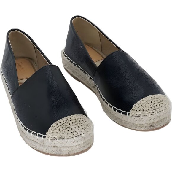 Alexis Leroy Women's Black Espadrilles Loafer Flats Size 8 M US - Picture 1 of 6